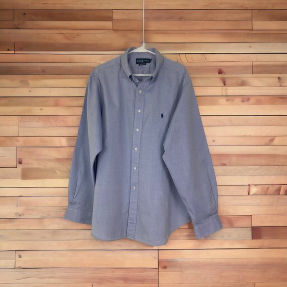 Ralph Lauren Blue Label Other - Ralph Lauren Classic Fit Blue Button Down Shirt, Size 18/36-37